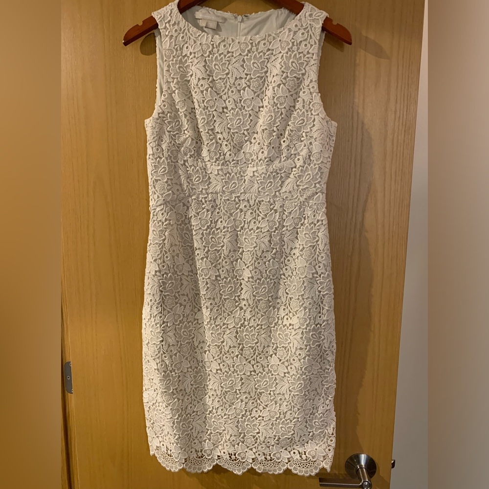 Michael Kors Crocheted Sleeveless Dress